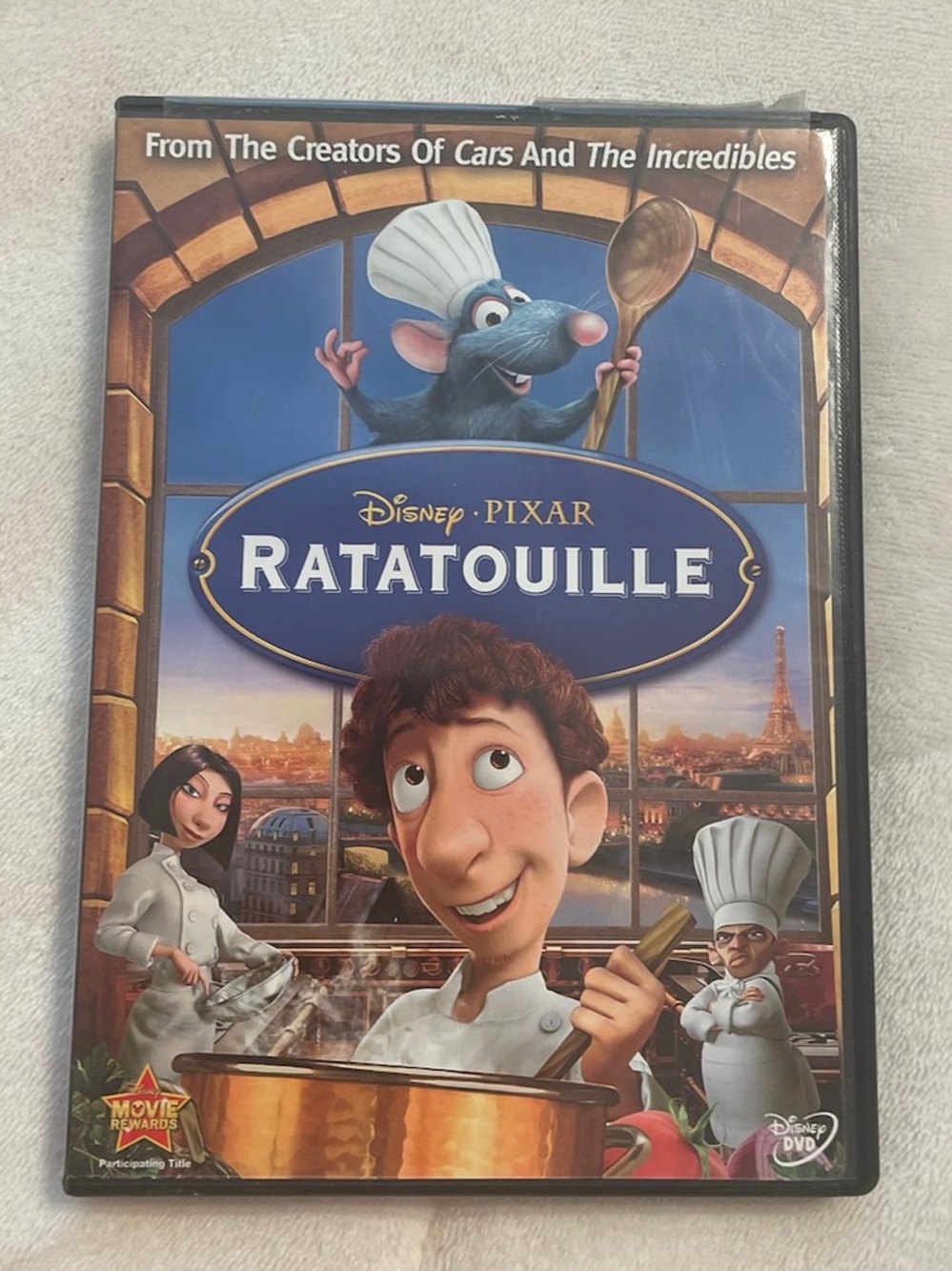 Disney Pixar Ratatouille - DVD By Brad Garrett, Lou Romano, Patton Oswalt EXC